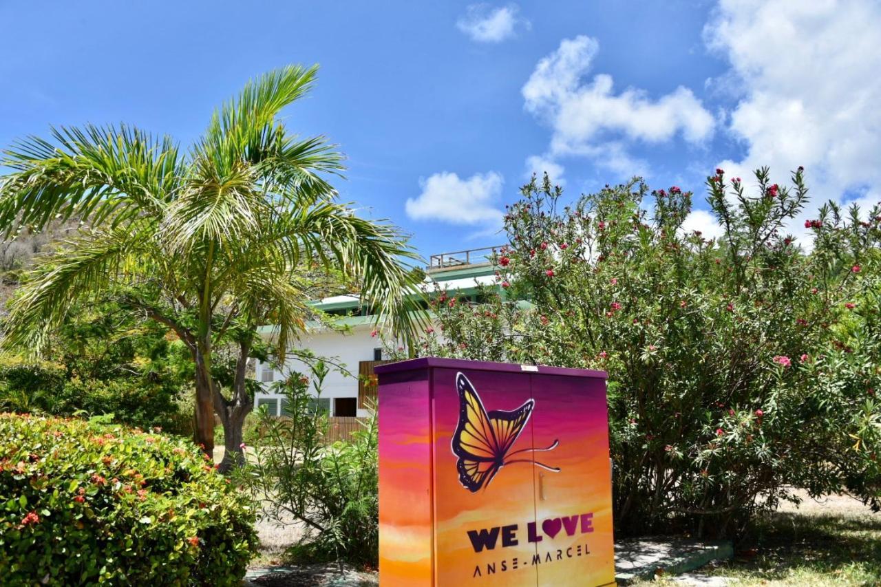 Apartamento Les Lauriers - Piscine Sur Le Toit - Anse Marcel Exterior foto