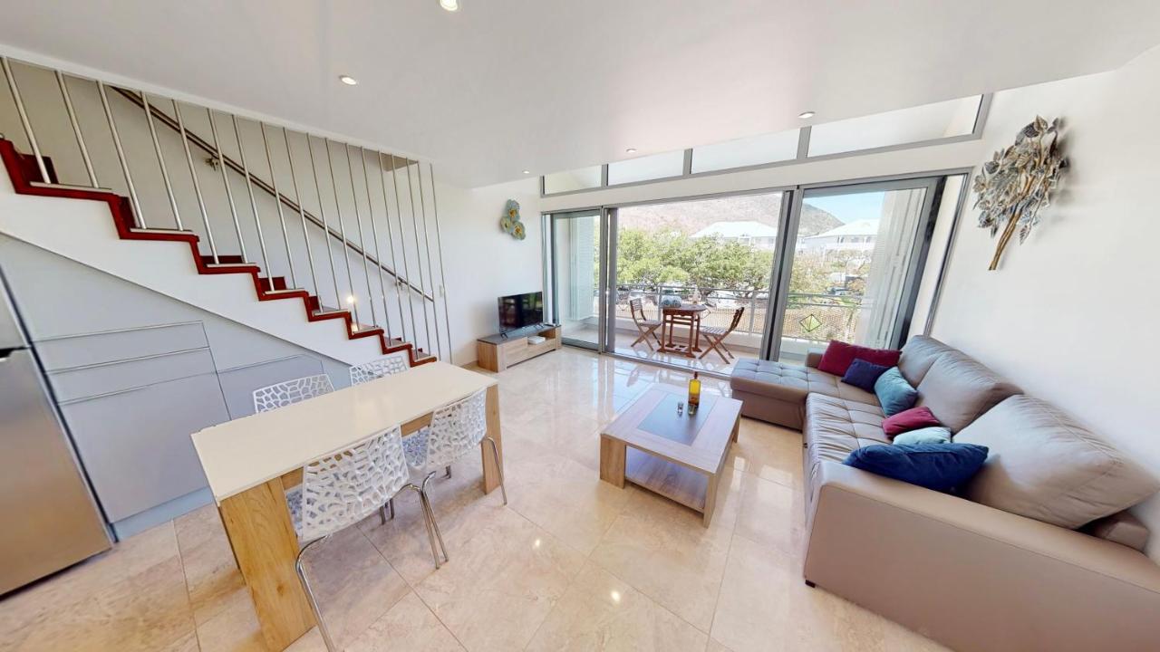 Apartamento Les Lauriers - Piscine Sur Le Toit - Anse Marcel Exterior foto